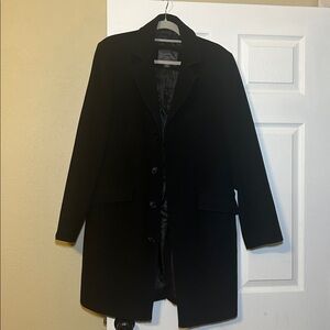 Covington Black Trench Coat